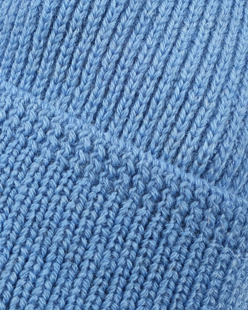 Wool Knit Watch Cap - Columbia Blue