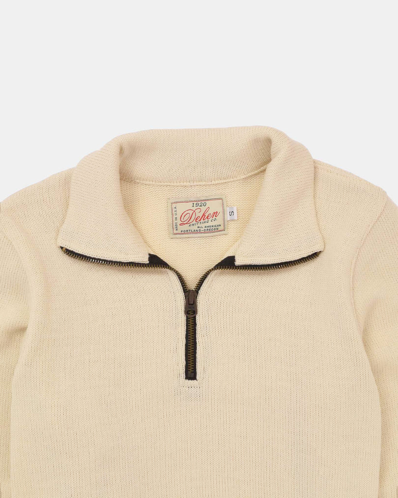Women's Motorcycle Sweater - Off White