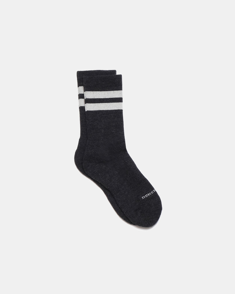 Heavy Duty Wool Socks - Charcoal Off White