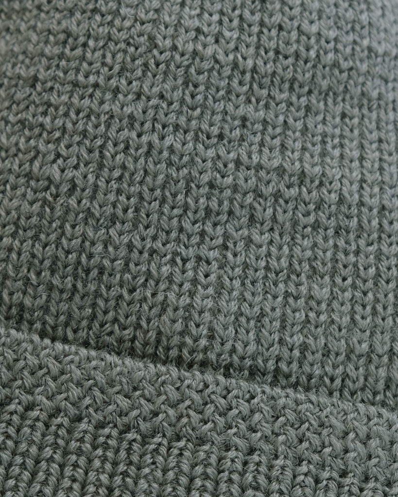 Wool Knit Watch Cap - Sage
