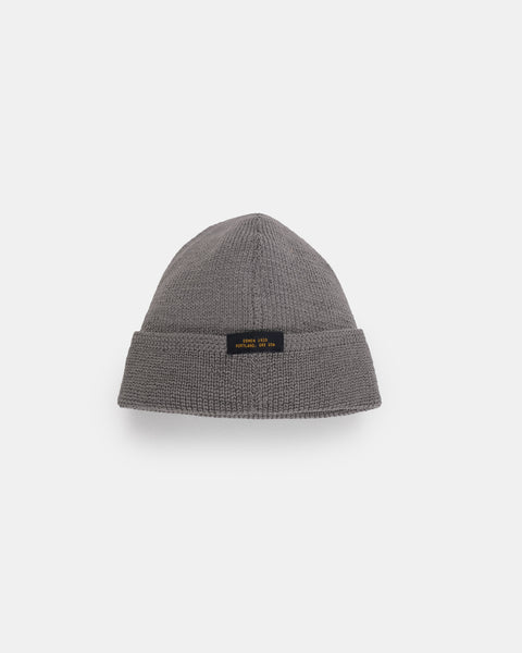 Wool Knit Watch Cap - Smoke – Dehen 1920