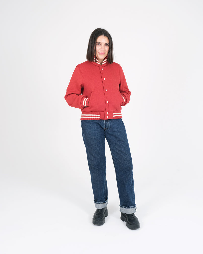 Women's Knit Club Jacket - Forster Red
