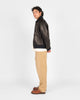All-City Leather Jacket - Black - View 5
