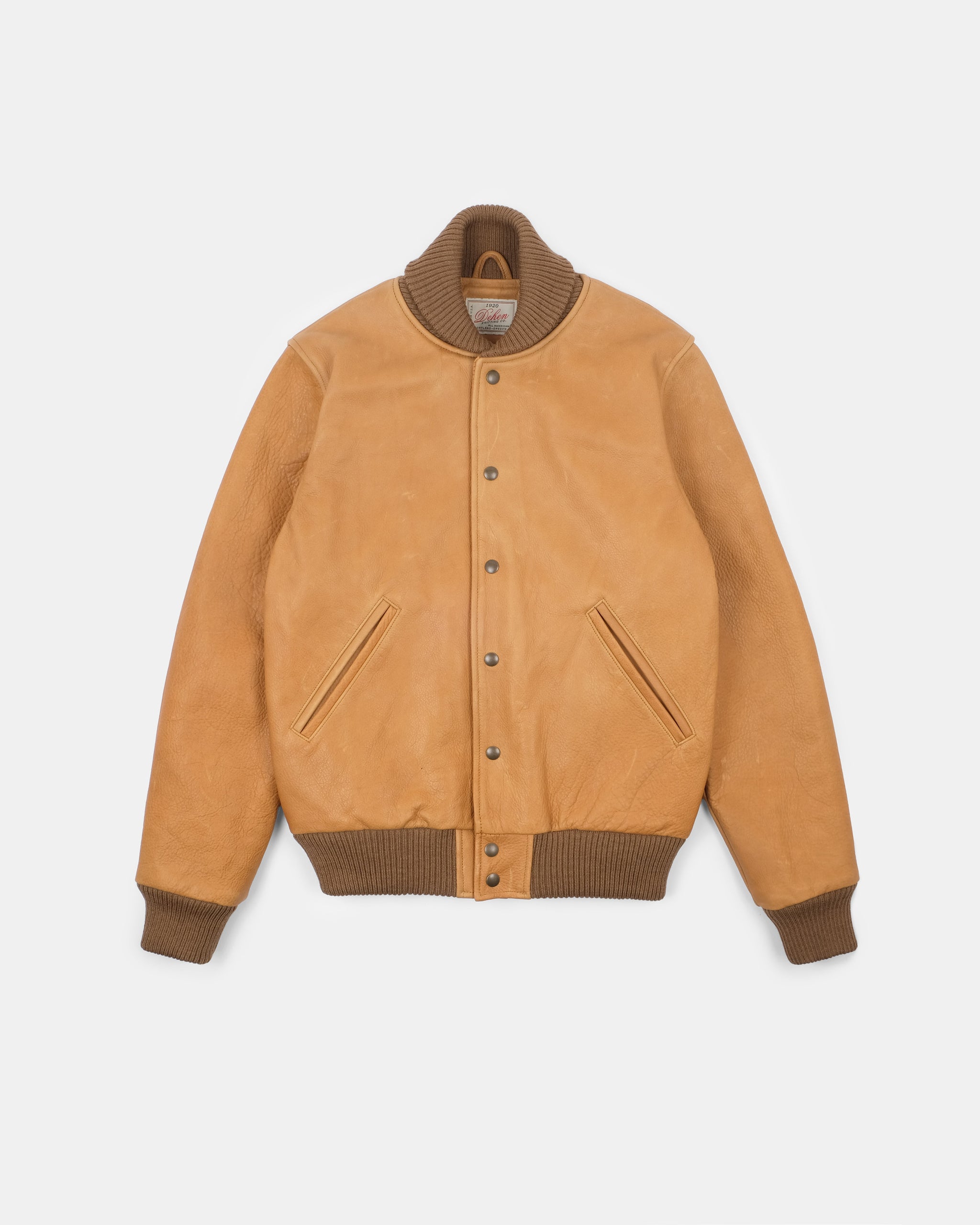 All-City Leather Jacket - Rust – Dehen 1920