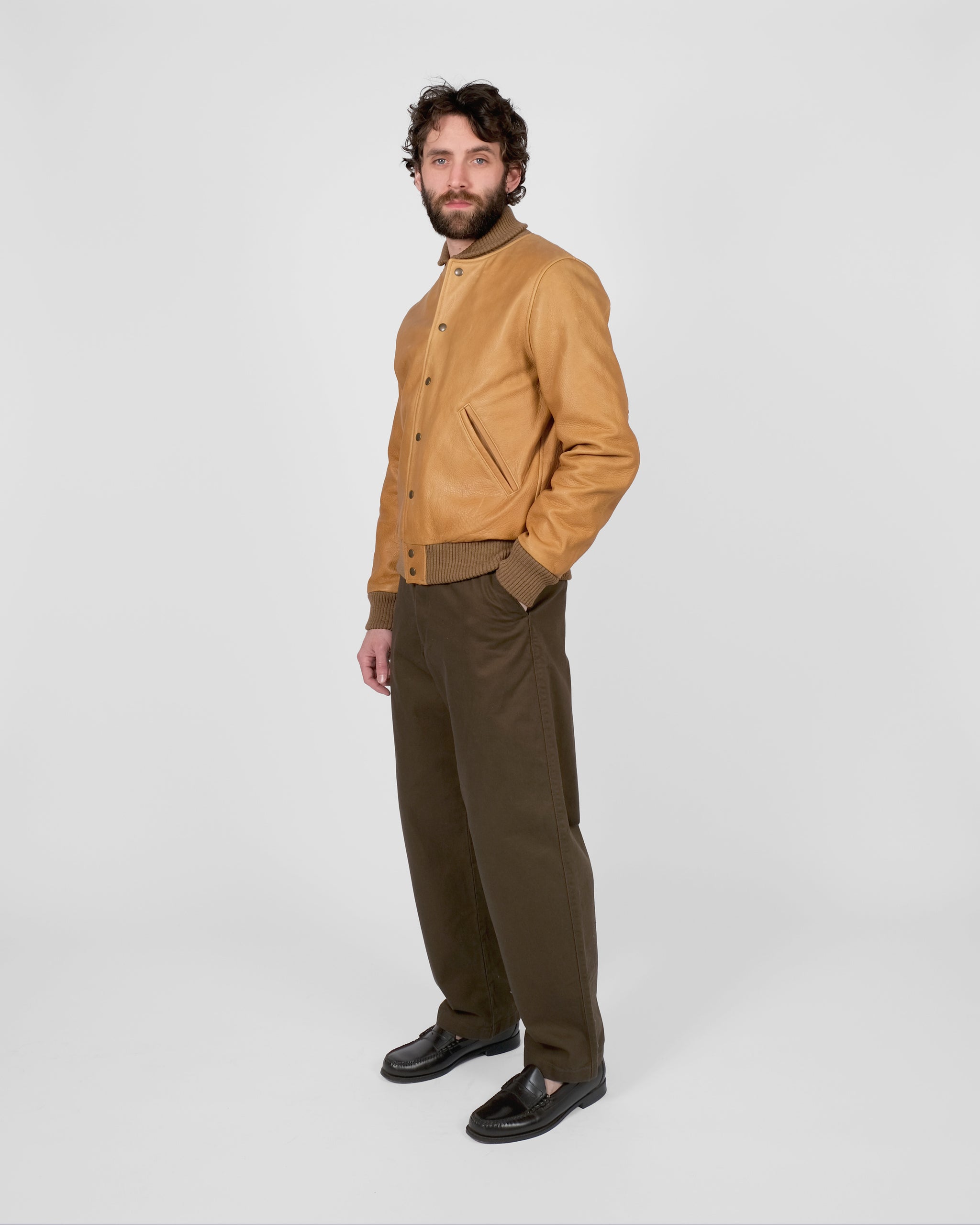All-City Leather Jacket - Rust – Dehen 1920