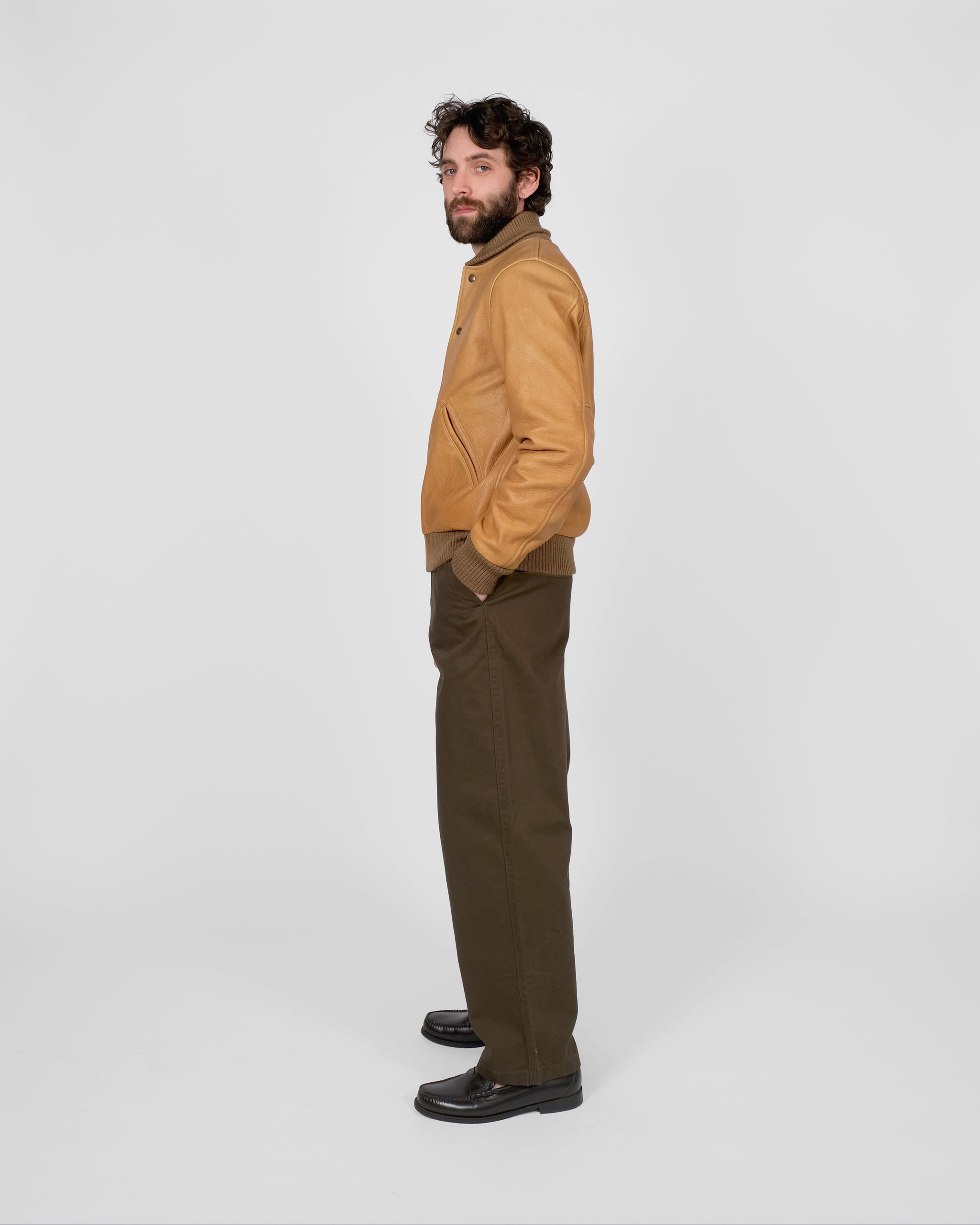 All-City Leather Jacket - Rust – Dehen 1920