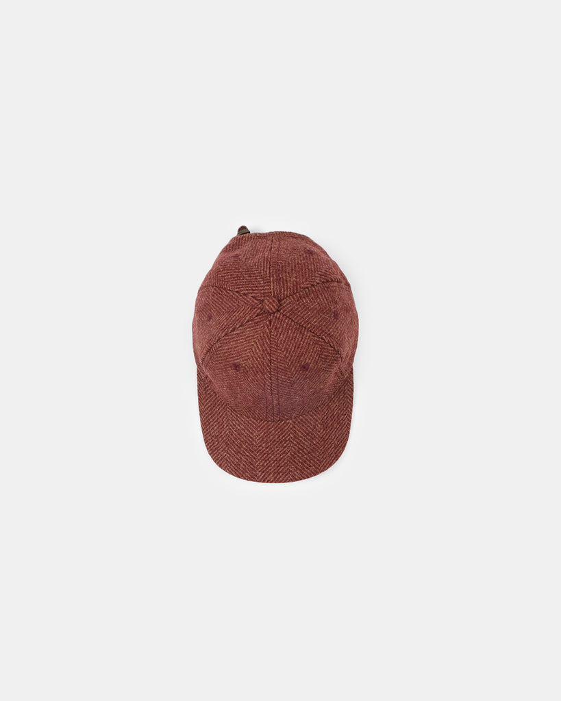 Unstructured Baseball Hat - Brick Herringbone