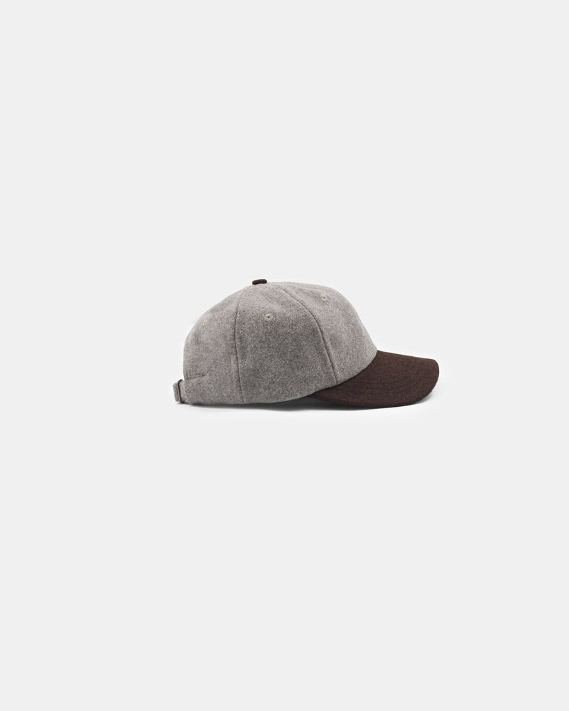 2-Tone Baseball Hat - Oatmeal & Red Oak
