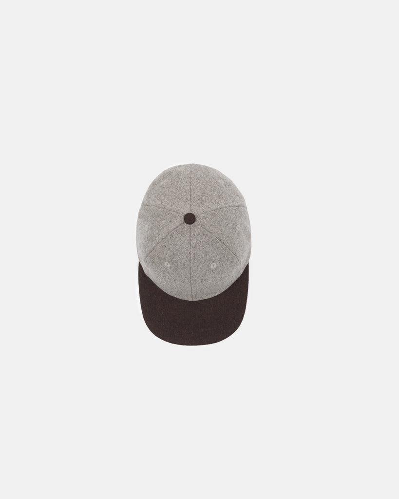 2-Tone Baseball Hat - Oatmeal & Red Oak