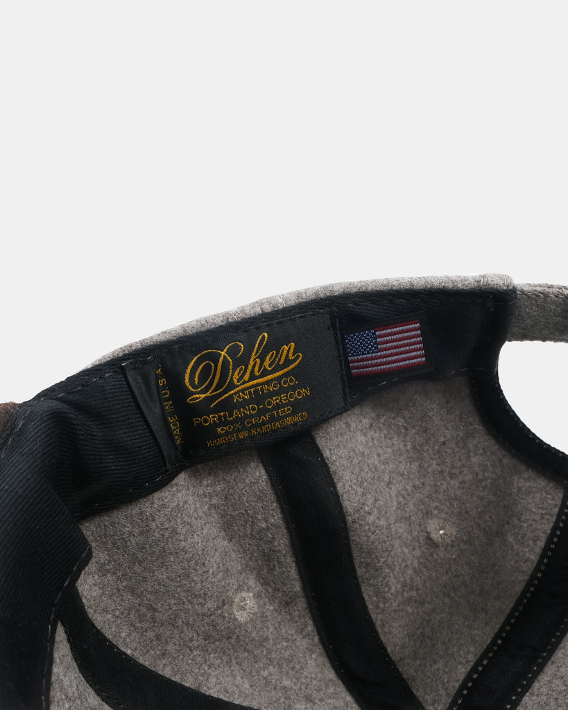 2-Tone Baseball Hat - Oatmeal & Red Oak