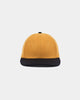 2-Tone Baseball Hat - Old Gold & Black Wool