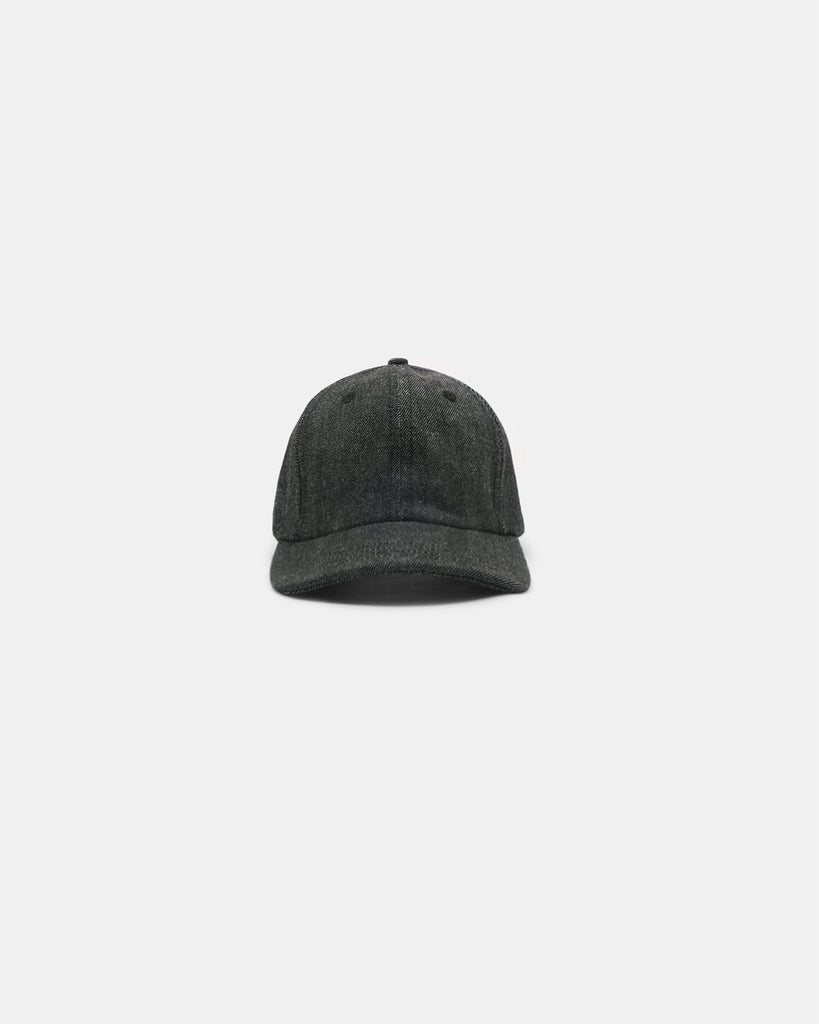 Unstructured Baseball Hat - Black Selvedge Denim