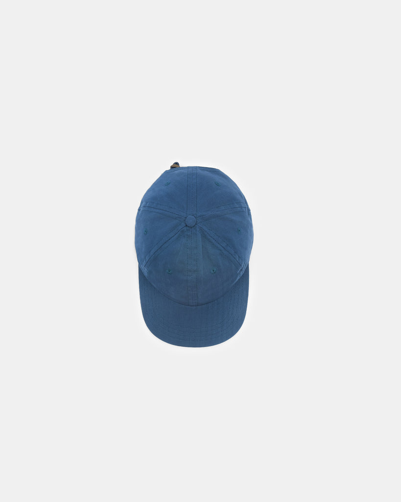Unstructured Baseball Hat - Mock Blue Dry Wax