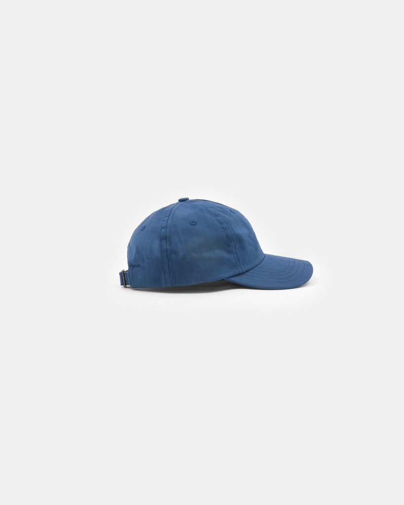 Unstructured Baseball Hat - Mock Blue Dry Wax