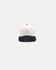 Unstructured 2-Tone Baseball Hat - Natural Selvedge Denim & Indigo Sashiko - View 1