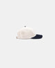 Unstructured 2-Tone Baseball Hat - Natural Selvedge Denim & Indigo Sashiko - View 2