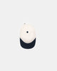 Unstructured 2-Tone Baseball Hat - Natural Selvedge Denim & Indigo Sashiko - View 3
