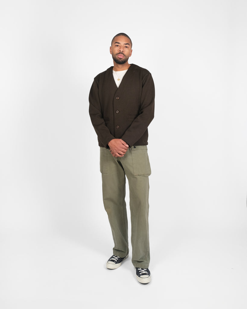 Slouchy Cardigan - Brown