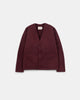 Slouchy Cardigan - Burgundy - View 1