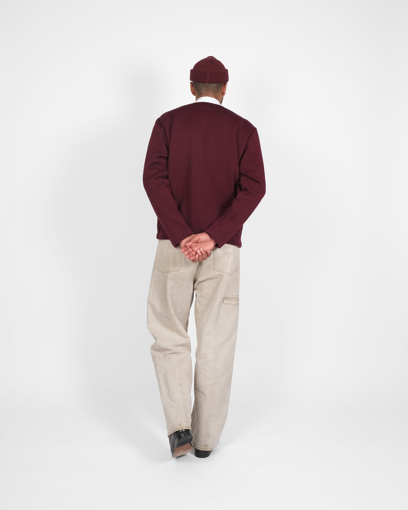 Slouchy Cardigan - Burgundy