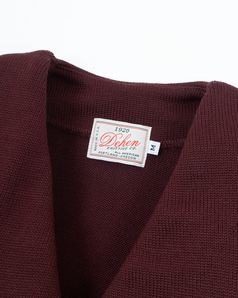 Slouchy Cardigan - Burgundy
