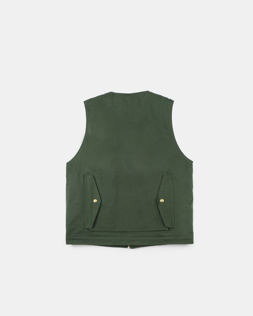 Cargo Vest - Spruce Dry Wax