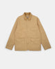 Chore Coat 2.0 - Faded Tan Canvas / Fawn Corduroy - View 1