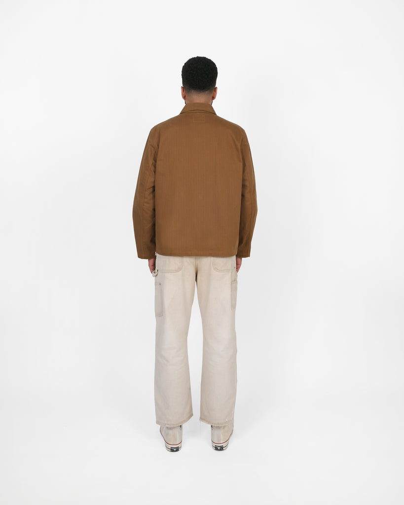Woven Chore Coat - Nicotine