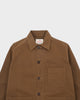 Woven Chore Coat - Nicotine - View 6