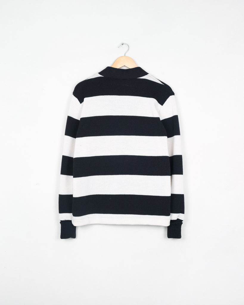 Striped Cardigan - Black / Off-White
