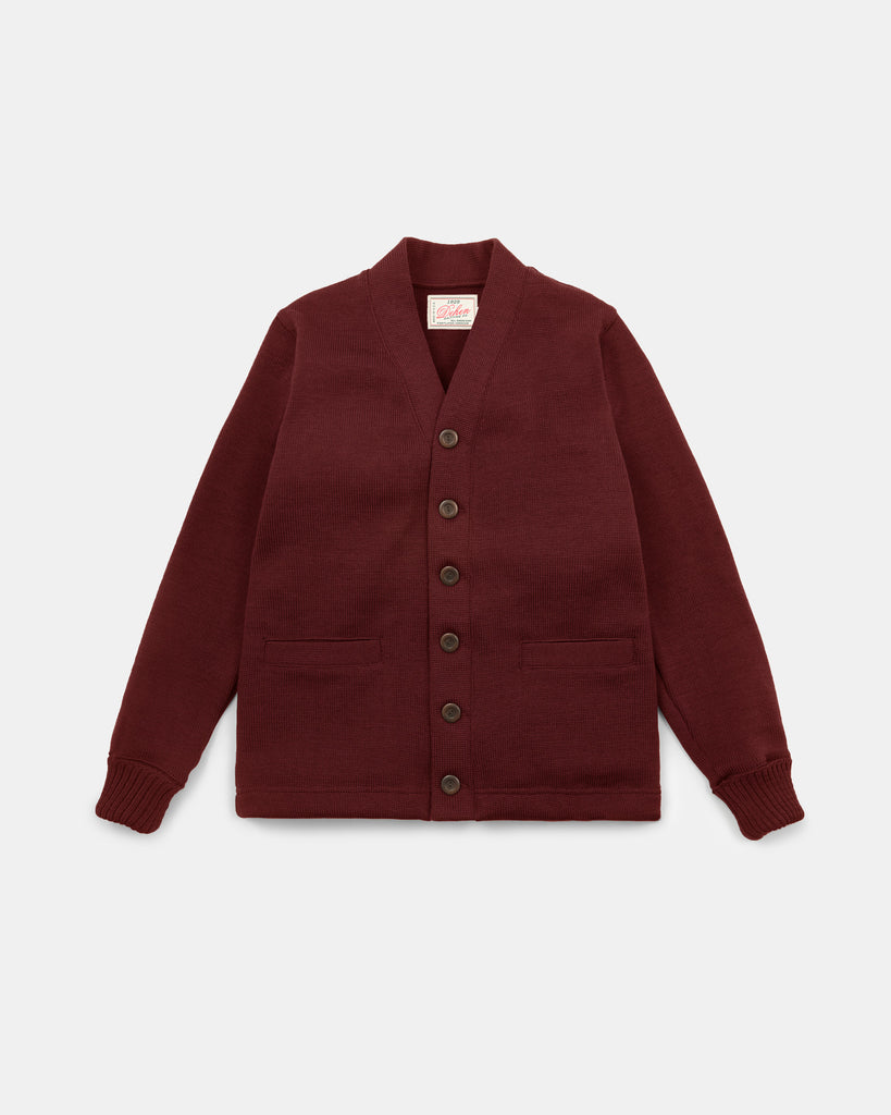 Classic Cardigan - Burgundy