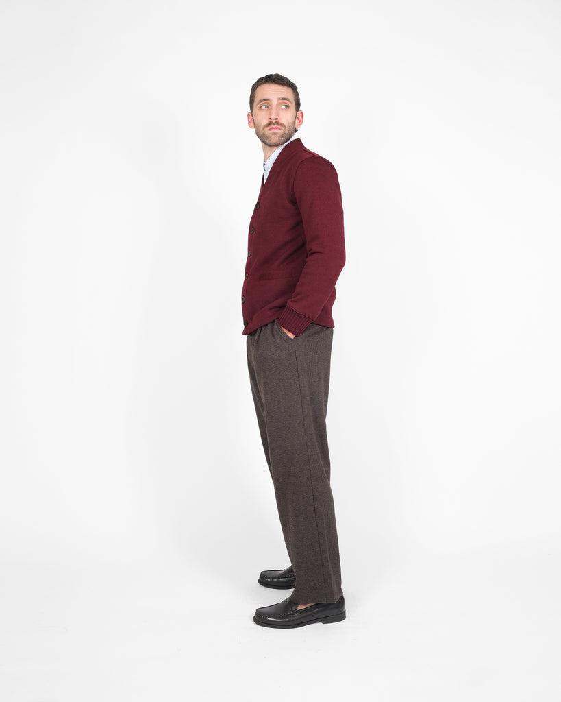 Classic Cardigan - Burgundy