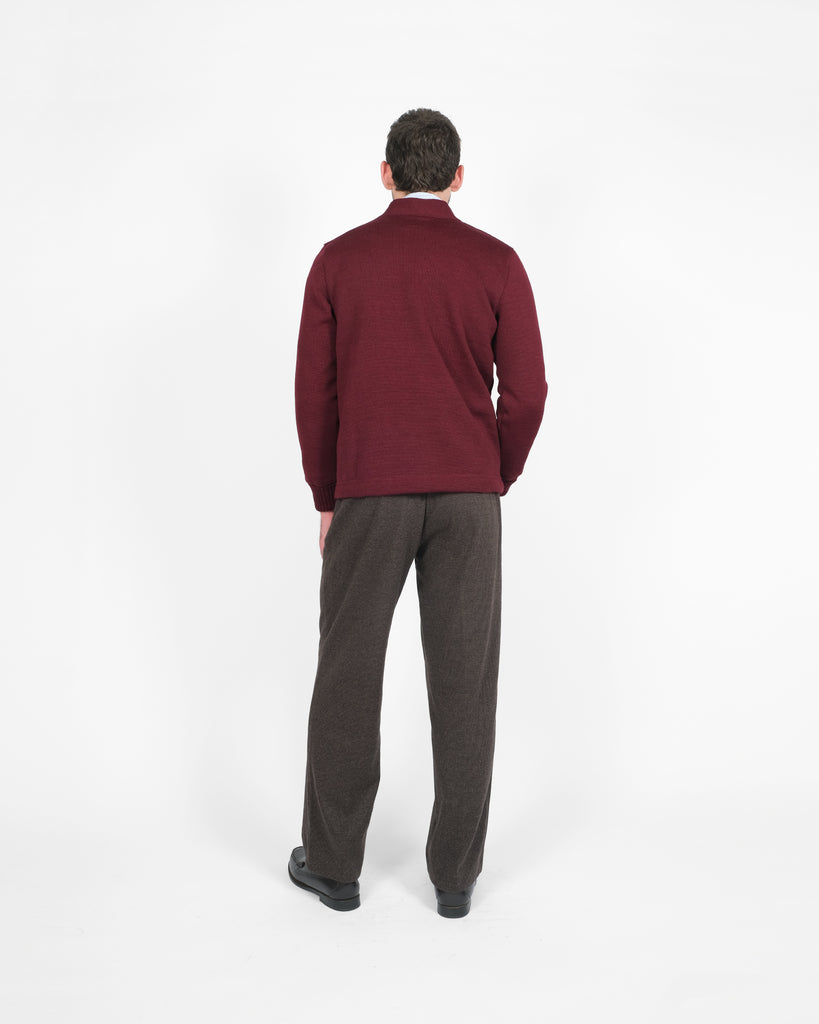 Classic Cardigan - Burgundy