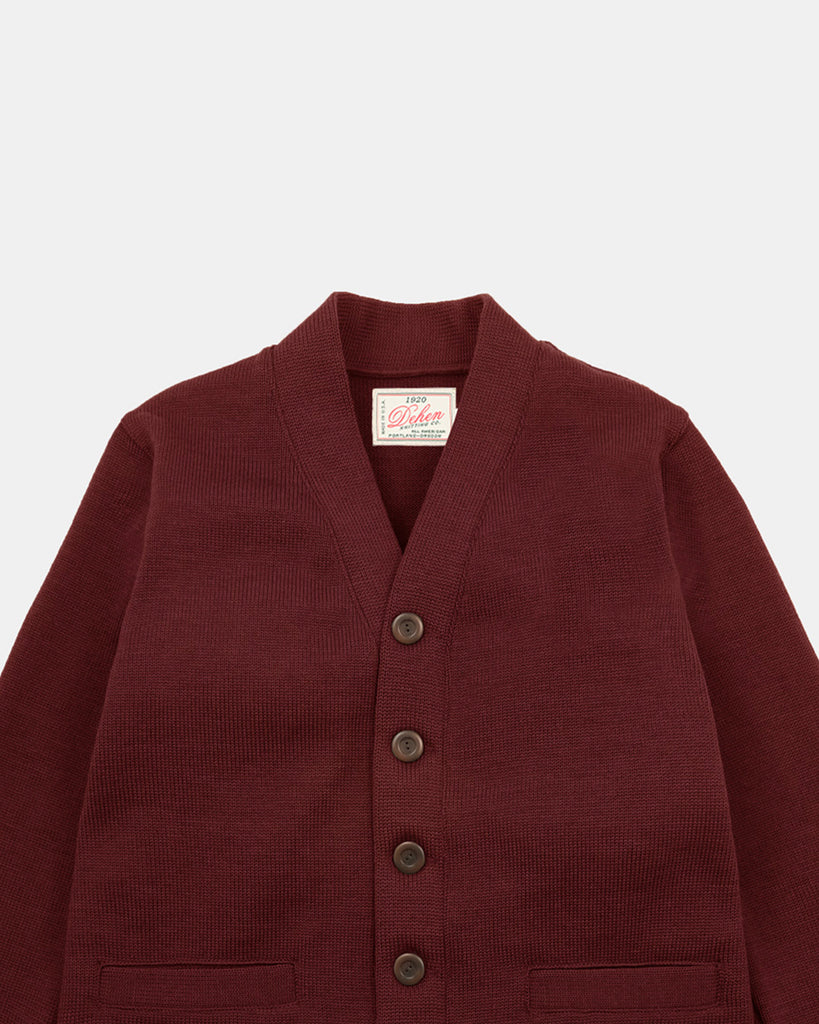 Classic Cardigan - Burgundy