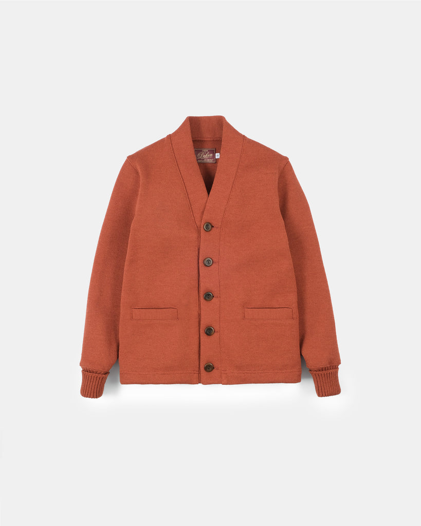 Women's Classic Cardigan - Burnt Orange