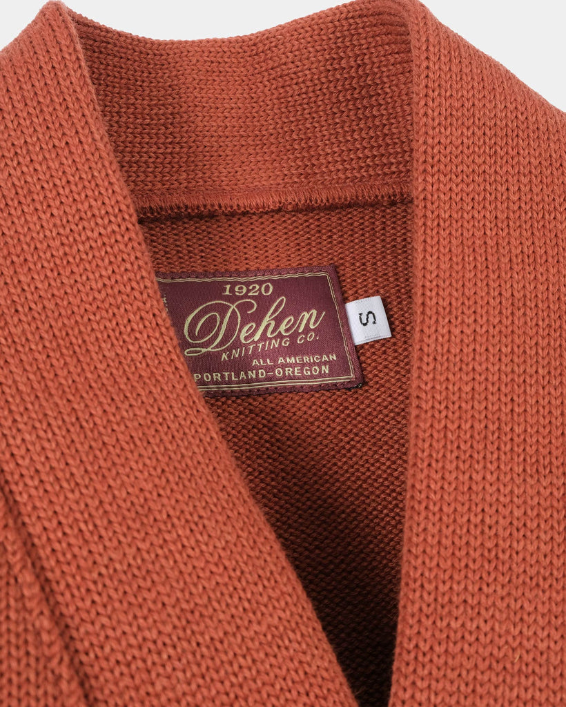 Women's Classic Cardigan - Burnt Orange