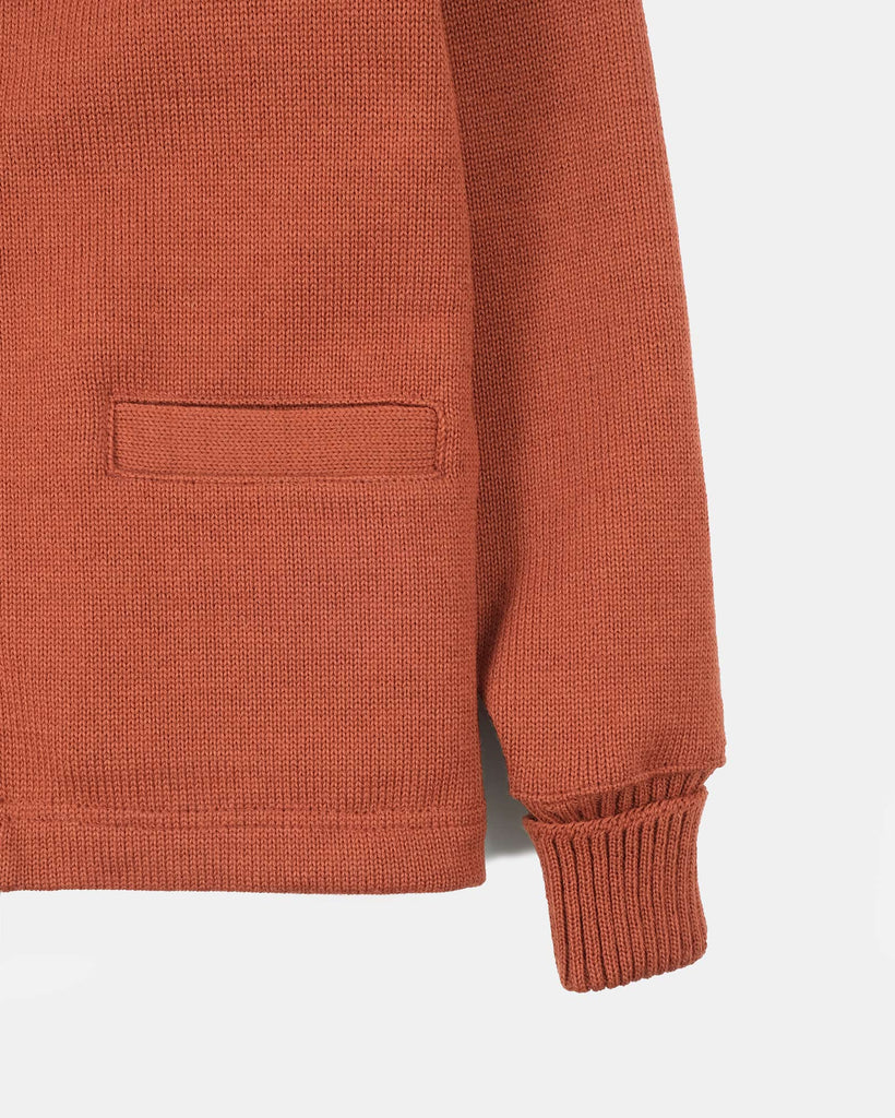 Women's Classic Cardigan - Burnt Orange