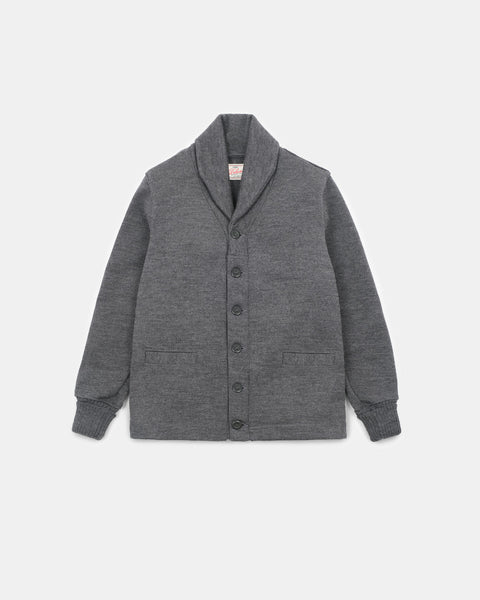 Shawl Sweater Coat - Charcoal – Dehen 1920