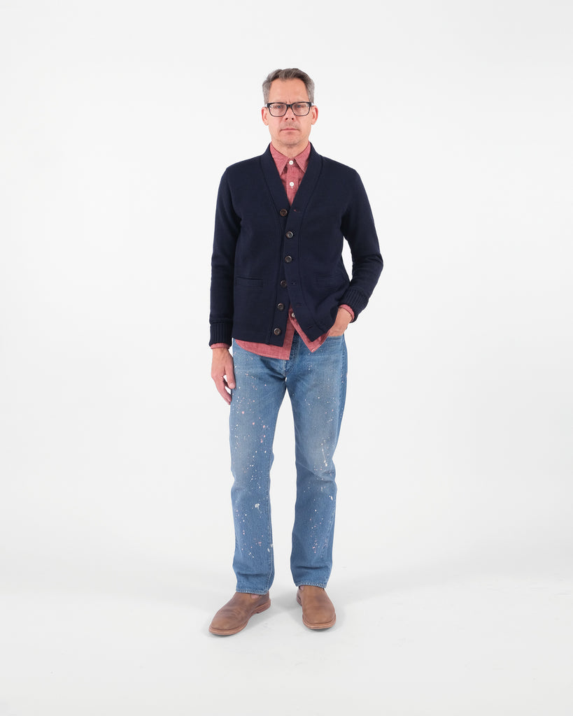 Classic Cardigan - Dark Navy