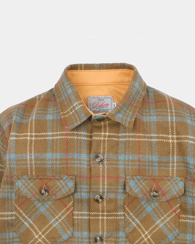 Crissman Overshirt - Tan Chisolm Plaid