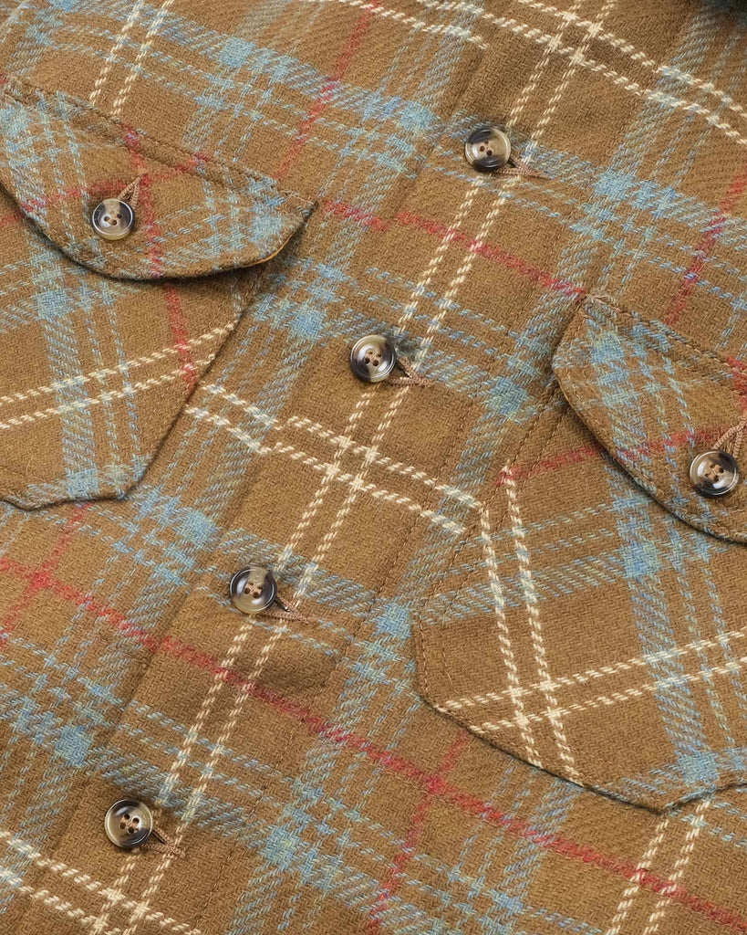 Crissman Overshirt - Tan Chisolm Plaid