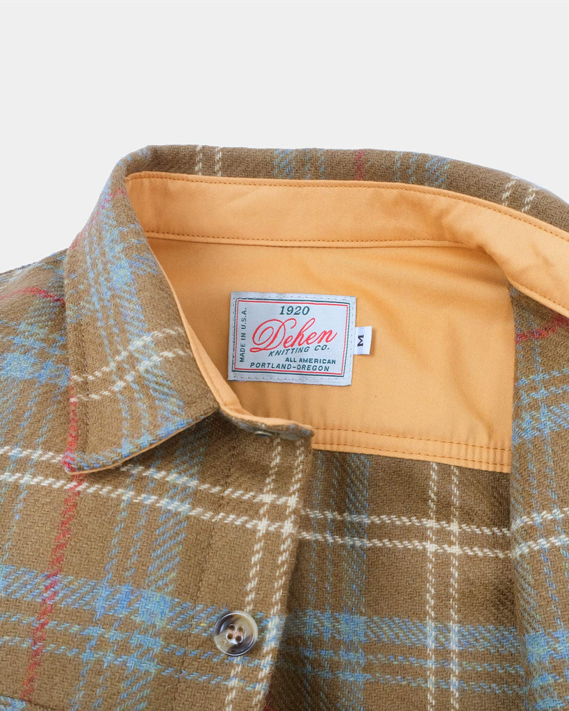 Crissman Overshirt - Tan Chisolm Plaid