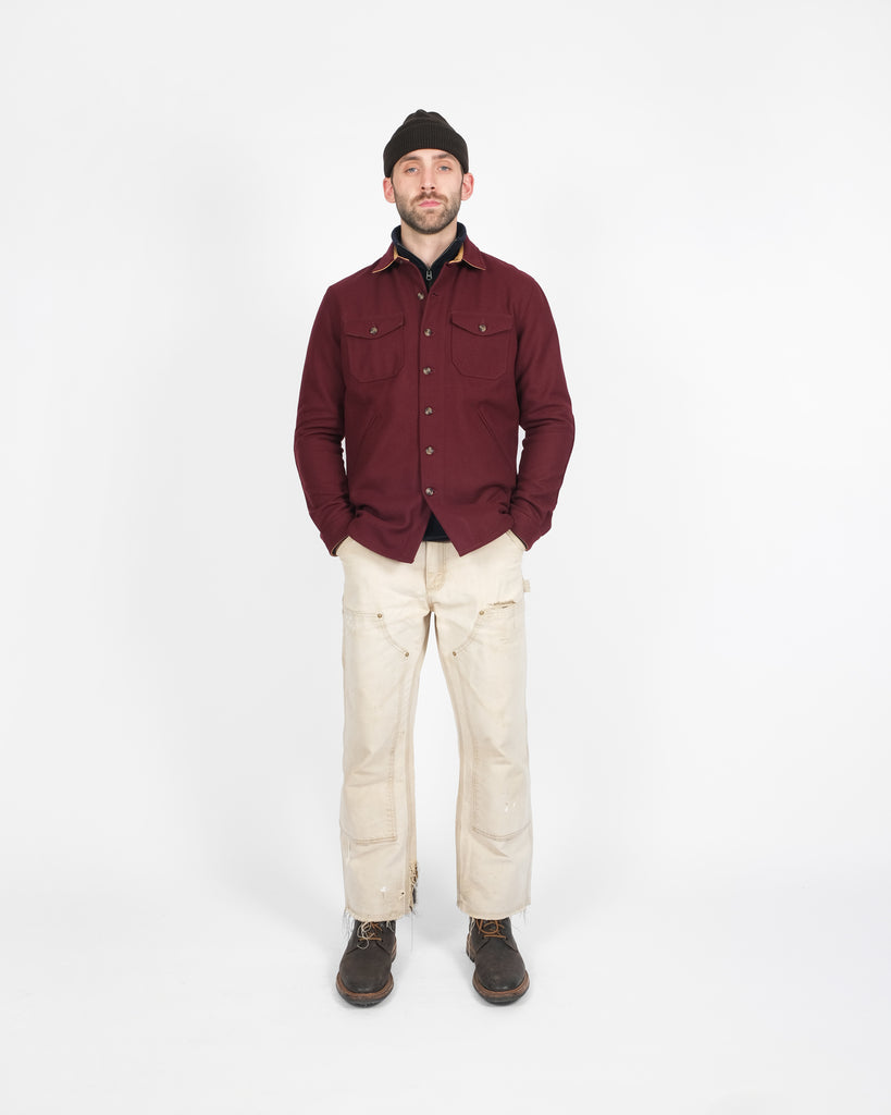 Crissman Overshirt - Burgundy