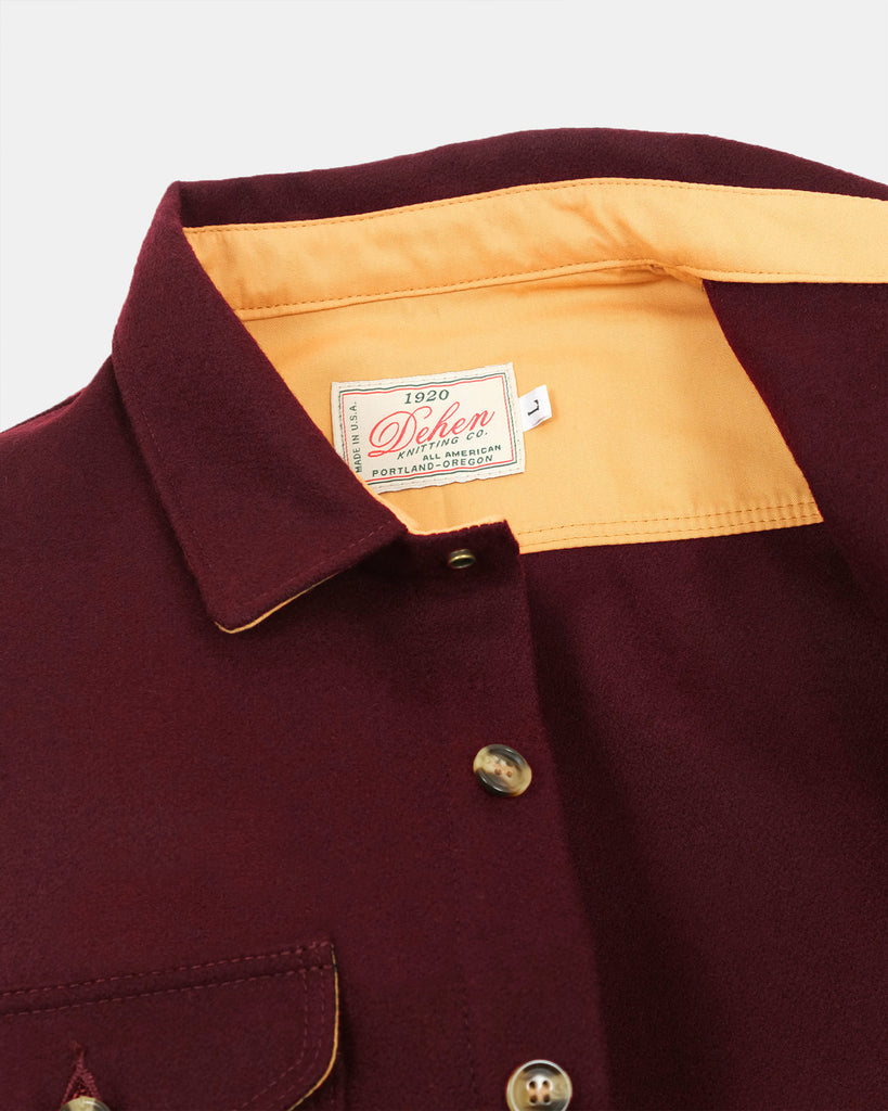 Crissman Overshirt - Burgundy