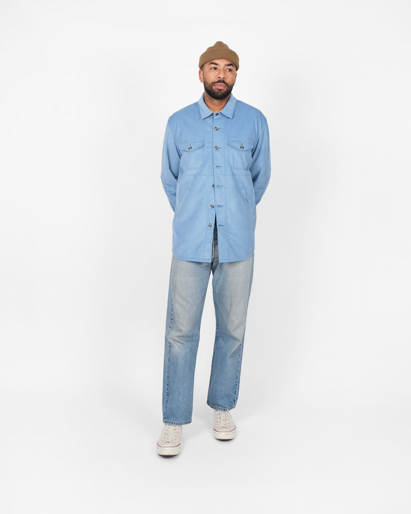 Crissman Overshirt - Dusty Blue