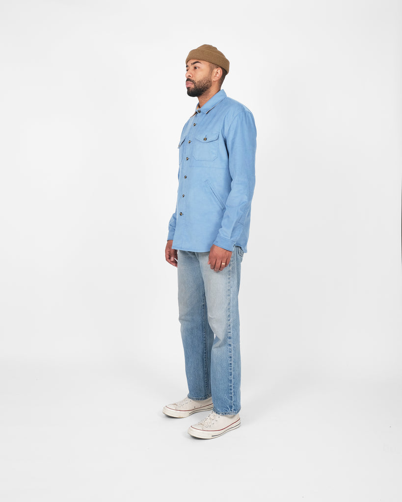 Crissman Overshirt - Dusty Blue