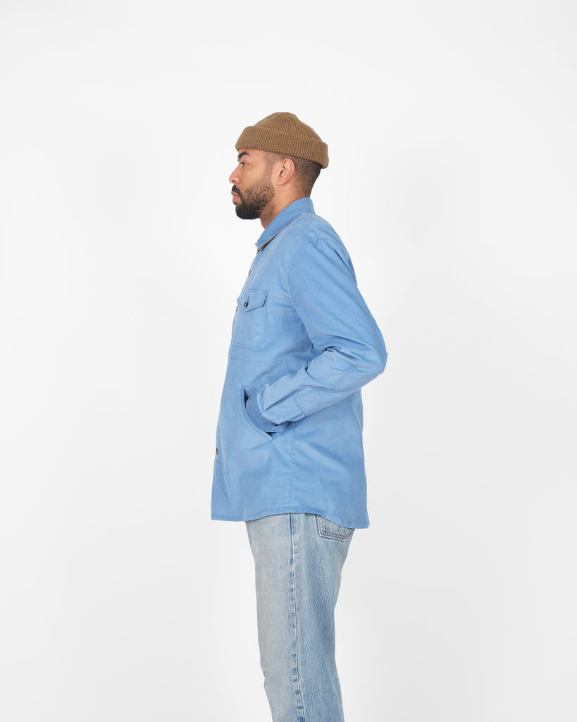 Crissman Overshirt - Dusty Blue