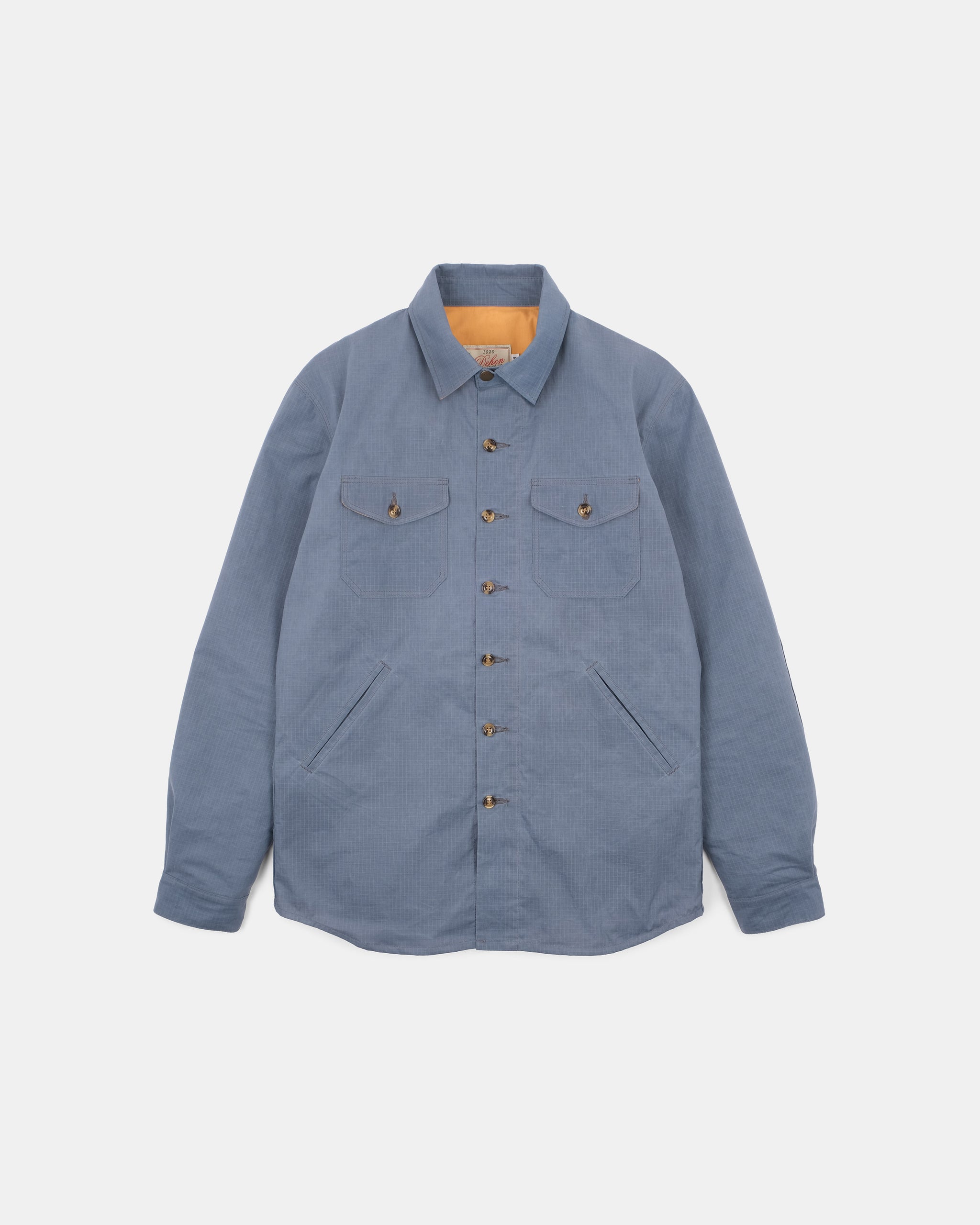 Crissman Overshirt - Faded Blue Dry Waxed Rip Stop – Dehen 1920