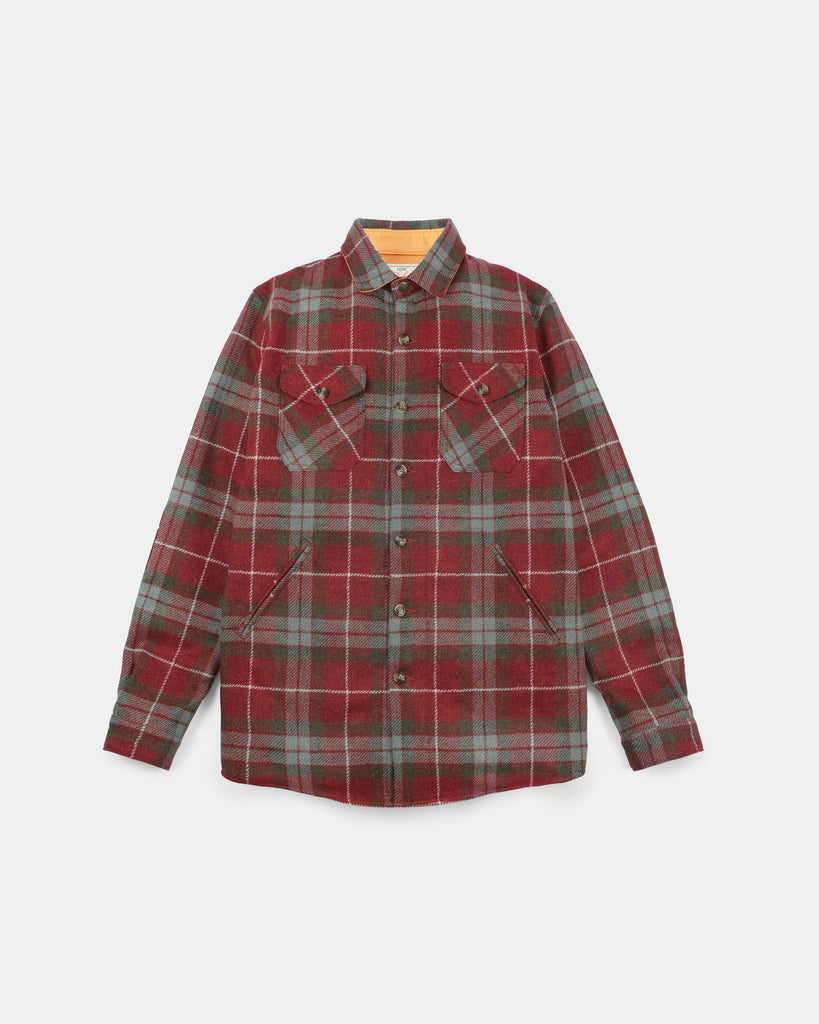 Crissman Overshirt - Red Fraser Plaid