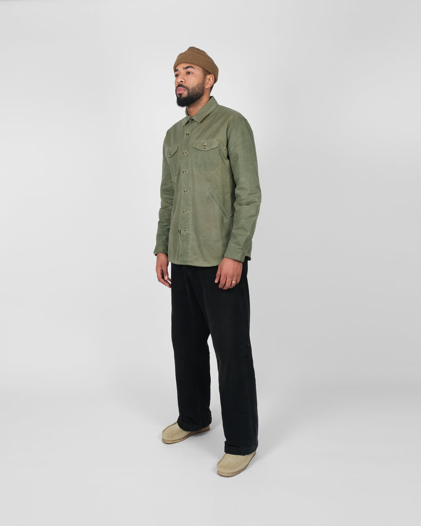 Waxed Cotton Crissman - Light Moss